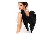 Kostüme - Boland - Angel Wings Foldable Black 50 x 50 cm - 52821