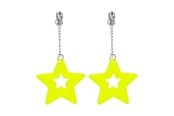 Kostüme - Boland - Earrings Neon Yellow - 64428