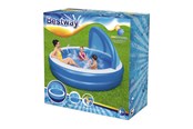 Pools - Bestway Family Pool Round Summer Days with UV Sunshade 241cm - 7035064186
