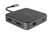 Dockingstationen - Acer 7-In-1 - docking station - USB-C - HDMI DP - 10Mb LAN - HP.DSCAB.013