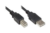 USB Kabel - Alcasa electronik Good Connections - USB cable - USB to USB Type B - 3 m - 2510-EU03