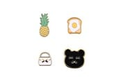 Handys - Anderes Zubehör - ONSALA Charms Pimp Your Phone Metal and Plastic 4pcs - 577212