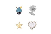 Handys - Anderes Zubehör - ONSALA Charms Pimp Your Phone Metal and Plastic 4pcs - 577213