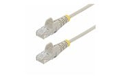 Netzwerk - Kabel - StarTech.com 10m Gray Slim CAT6 Ethernet Cable Snagless 28AWG LSZH - patch cable - 10 m - grey - Grau - 10m - N6PAT10MGRS