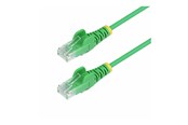 Netzwerk - Kabel - StarTech.com 2m Green Slim CAT6 Ethernet Cable Snagless 28AWG LSZH - patch cable - 2 m - green - Grün - 2m - N6PAT200CMGNS