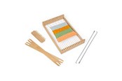 Kreativ-Spiele - Bigjigs Wooden Weaving Frame Set 10pcs. - 36064