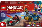 LEGO® - LEGO Ninjago 71840 Action-Autorennen: Rogue vs. Drix - 71840