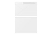 Tablets - Cover & Case - Samsung Galaxy Tab S10 FE+ Smart Book Cover - White - EF-BX620PWEGWW
