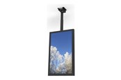 Wandhalterungen, AV-Halterungen & AV-Möbel - HI-ND mounting component - portrait - for digital signage LCD panel - black RAL 9005 - Max - recommended for 49" - CC4925-5101-02