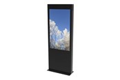 Wandhalterungen, AV-Halterungen & AV-Möbel - HI-ND Single Totem Exclusive stand - portrait - for flat panel - black - Max - recommended for 65" - ST6500-5001-02