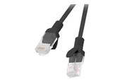 Netzwerk - Kabel - Lanberg patch cable - 25 cm - black RAL 9004 - Schwarz - 0.25m - PCU6-10CC-0025-BK