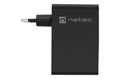 Handys - Adapter und Ladegeräte - Natec Ribera power adapter - GaN - USB 3 x USB-C - 100 Watt - NUC-2234