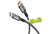 Display Kabel - Pro DisplayPort Plus 2.0/2.1 - Display Kabel - 2m - Grau - DP-plus-2.1/2.0-2m-grey