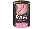 Hunde - RAFI Getreidefreies Nassfutter für Hunde mit Truthahn 400g - 61042