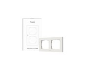 Smart-Home - Aqara Switch Frame H2 EU White (2-gang) - AQA_FE-X01D