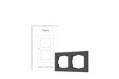 Smart-Home - Aqara Switch Frame H2 EU Grey (2-gang) - AQA_FE-X01D-G