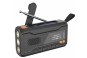 DAB, Netzwerk und Radiowecker - DENVER SCD-2033 - Emergency Radio - Solar - Dynamo - 2000mAh Powerbank - DAB/FM - schwarz - SCD-2033