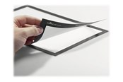 Konferenz und Präsentation - DURABLE Selbstklebender Info-Rahmen in A6 mit aufklappbarer, magnetischer Vorderseite. Ideal für wechselnde Aushänge. - 487001