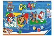 Kreativ-Spiele - Ravensburger CreArt Paint by Numbers - PAW Patrol - 235537