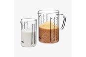 Küchengerät - GEFU Messbecher-Set METI (0,5 l + 1 l Glas) - G89544