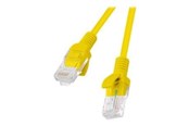 Netzwerk - Kabel - Lanberg patch cable - 25 cm - yellow RAL 1016 - Gelb - 0.25m - PCU5-20CC-0025-Y