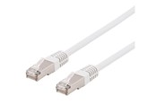 Netzwerk - Kabel - Deltaco STP-603VAU - patch cable - 30 cm - white - Weiß - 0.3m - STP-603VAU
