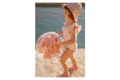 Wasserspielzeug - Little Dutch Pink Flowers Beach Ball 3D Figure 35cm - 2014448