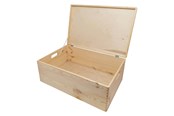 Kinderzimmer - Playwood - Pine Storage Chest with Hinged Lid (40x30x23cm) - SL1002