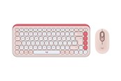 Tastaturen - Logitech POP Icon Combo - Tastatur & Maus Set - Universal - Weiss - 920-013142