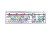Tastaturen - Logickeyboard Apple Final Cut Pro X ALBA slimline - Tastaturen - Englisch (UK) - Silber - LKB-FCPX10-CWMU-UK
