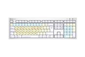 Tastaturen - Logickeyboard Dyslexie ALBA Slimline - Tastaturen - Englisch - Silber - LKB-DYSLEX-CWMU-UK