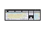 Tastaturen - Logickeyboard Dyslexie NERO Slimline - Tastaturen - Englisch - Schwarz - LKB-DYSLEX-BJPU-UK
