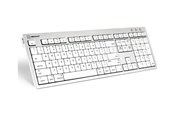 Tastaturen - Logickeyboard Alba Slimline - Tastaturen - Englisch (UK) - Silber - SKB-CWMU-UK