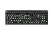 Tastaturen - Logickeyboard Largeprint ASTRA 2 - Tastaturen - Französisch - Weiss - LKB-LPWB-A2PC-FR