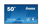 Digital Signage & Hotel - iiyama ProLite LH5075UHS-B1AG 50" Class (49.5" viewable) LED-backlit LCD display - 4K - for digital signage - LH5075UHS-B1AG