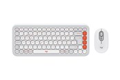 Tastaturen - Logitech POP Icon Combo - Tastatur & Maus Set - Schweiz - Weiss - 920-013276