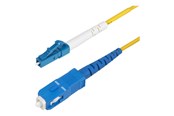 Netzwerk - Kabel - StarTech.com 5m (16.4ft) LC to SC (UPC) OS2 Single Mode Fiber Cable - patch cable - 5 m - yellow - Gelb - 5m - SPSMLCSC-OS2-5M