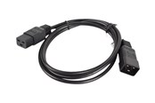 Stromkabel (Extern) - Lanberg - power extension cable - IEC 60320 C19 to IEC 60320 C20 - 1.8 m - CA-C19E-10CC-0018-BK