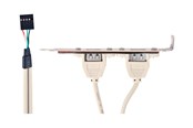 USB Kabel - Gembird CC-USB-RECEPTACLE - USB panel - 5 pin in-line to USB - 25 cm - CCUSBRECEPTACLE
