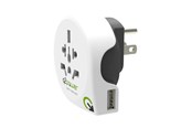 Andere Kabel - Q2Power USA to Europe - power connector adaptor - NEMA 5-15 to CEE 7/4 - EU->USA - W2US-USB