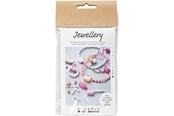 Kunst & Handwerk Ausstattung - Creativ Company - Mini Hobbyset Jewelry Elastic Bracelet and Ring - 970864