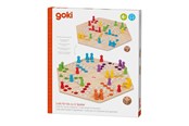 Brettspiele - Goki Wooden Ludo Game 6 Players - 56298