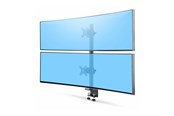 Wandhalterungen, AV-Halterungen & AV-Möbel - StarTech.com Desk Mount For 2x Vertically Stacked Monitors - Max 32 kg - recommended for 17"-49" (ultrawide) - H2MPV-MONITOR-MOUNT