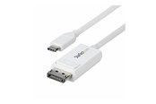 Display Kabel - StarTech.com 6.6ft (2m) USB C to DisplayPort 1.2 Cable Bidirectional - DisplayPort cable - 24 pin USB-C to DisplayPort - 1.9 m - CDP2DP2MBW
