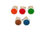 Holzspielzeug - Bigjigs Wooden Stamps 5pcs. - 36066
