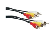 Display Kabel - Schwaiger video / audio cable - composite video / audio - 1.5 m - CIK5015 533
