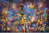 Puzzle - Ravensburger Drachenbibliothek - 12001418