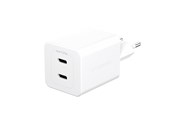Handys - Adapter und Ladegeräte - empower by PanzerGlass Turbo 45W Charger incl. 2 x USB-C | EU Plug | Silver White - EM58685