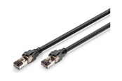 Netzwerk - Kabel - DIGITUS patch cable - 1 m - black - Schwarz - 1m - DK-1843-010