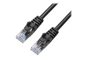 Netzwerk - Kabel - X-SHIELD network cable - 50 cm - black - Schwarz - 0.5m - XS-CAT6-UUTP-BLK-50CM